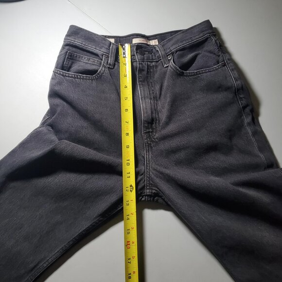 Levis Premium 70s High Flare in Washed Black Sz 27w Women's -shipping incl - Picture 9 of 16